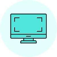 Monitor Vecto Icon vector
