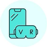 Virtual Reality Vecto Icon vector