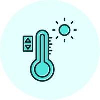 temperatura controlar vecto icono vector