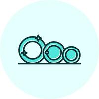 Plates Vecto Icon vector