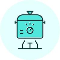 Slow Cooker Vecto Icon vector