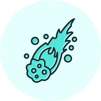 Meteor Vecto Icon vector