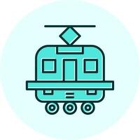 Tram Vecto Icon vector