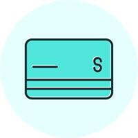 crédito tarjeta vecto icono vector