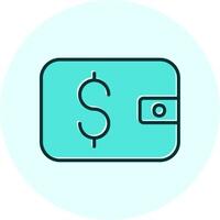 Wallet Vecto Icon vector