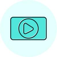 Video Player Vecto Icon vector