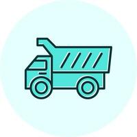 Dumper Truck Vecto Icon vector