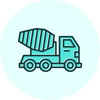 Mixer Truck Vecto Icon vector