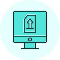 Upload File Vecto Icon vector