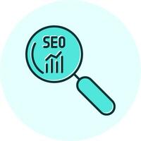 Seo Search Vecto Icon vector