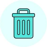 Trash Bin Vecto Icon vector