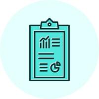 Work Report Vecto Icon vector