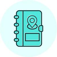 Address Book Vecto Icon vector