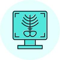 X-ray Bone Vecto Icon vector