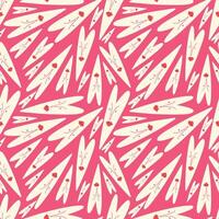 Valentine's Day pattern with colorful hearts vector