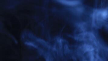 Blau Rauch dunkel Hintergrund video