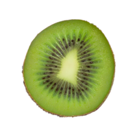 AI generated Fresh sliced kiwi fruit isolated on transparent background png