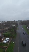 High Angle Footage of Corby City of Northamptonshire, England. UK. January 11th, 2024 video