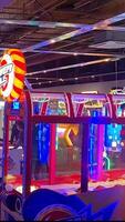 Fun Machines and Games at Galaxy Plaza Tour at Night Which is Located at Central Luton City of England UK. Feb 4th, 2024 video