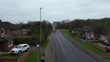 High Angle Footage of Corby City of Northamptonshire, England. UK. January 11th, 2024 video