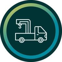 Crane Truck Vecto Icon vector