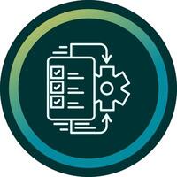Workflow Vecto Icon vector