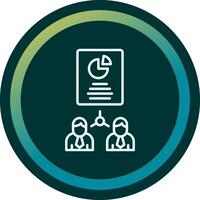 Work Distribution Vecto Icon vector