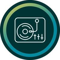 Turntable Vecto Icon vector