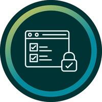 Secure Data Vecto Icon vector