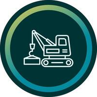 grua vecto icono vector