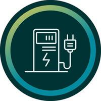 Electric Charge Vecto Icon vector