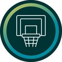 Basketball Hoop Vecto Icon vector