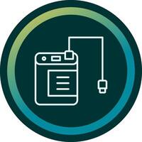 External Hard Drive Vecto Icon vector