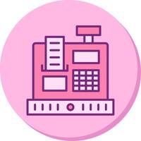 Cashier Machine Vecto Icon vector