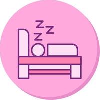 dormido vecto icono vector