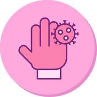 Dirty Hands Vecto Icon vector