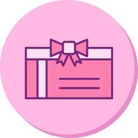 regalo tarjeta vecto icono vector