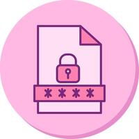 File Password Vecto Icon vector