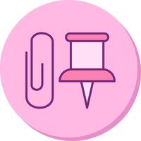 Paper Clip Vecto Icon vector