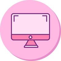 Monitor Vecto Icon vector