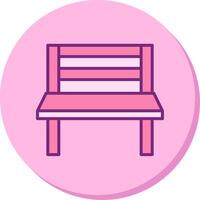 Bench Vecto Icon vector