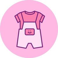 Dungarees Vecto Icon vector