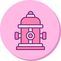 Fire Hydrant Vecto Icon vector