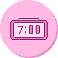 Digital Clock Vecto Icon vector