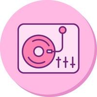 Turntable Vecto Icon vector