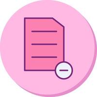 Substraction Vecto Icon vector
