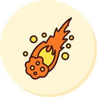 Meteor Vecto Icon vector