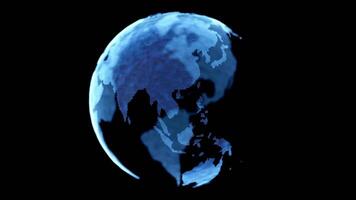3d Animation Earth Globe video