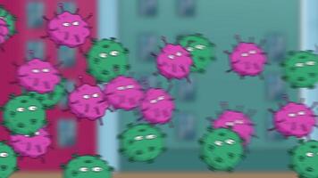 Flu Virus Helps Covid Virus For Attack video