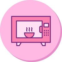 Microwave Oven Vecto Icon vector